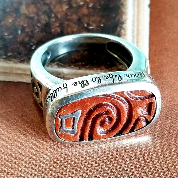 RARE Silpada Sterling Silver Inspiration Ring